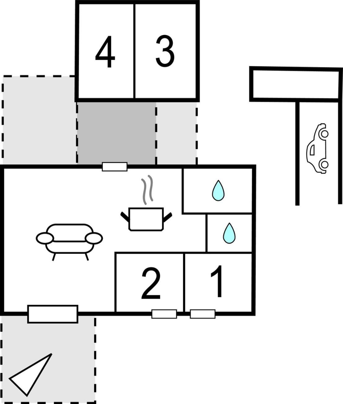 Nice Home In Knebel With Kitchen Εξωτερικό φωτογραφία